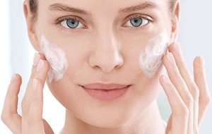 Cleansing is the first important step in caring for acne and wrinkles