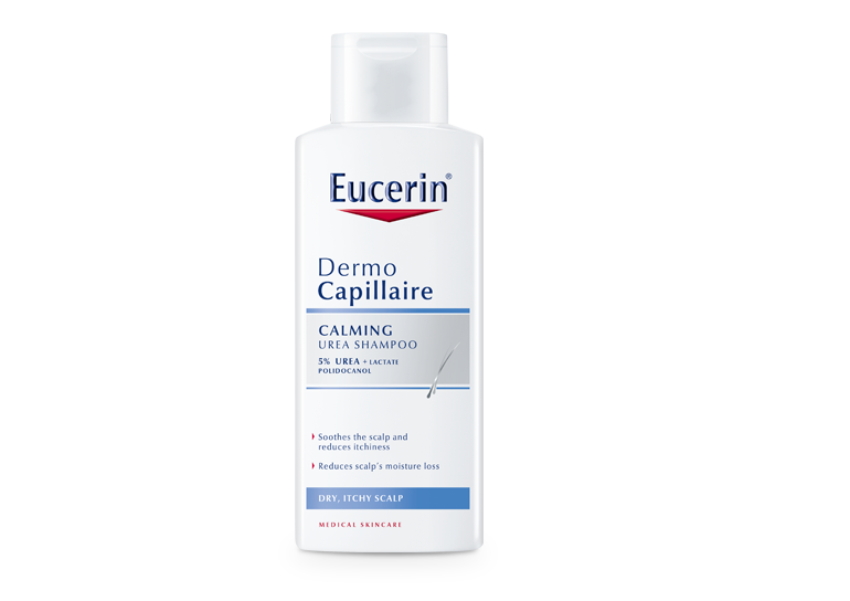 الشامبو المهدئ لفروة الرأس Eucerin DermoCapillaire Calming UREA SHAMPOO