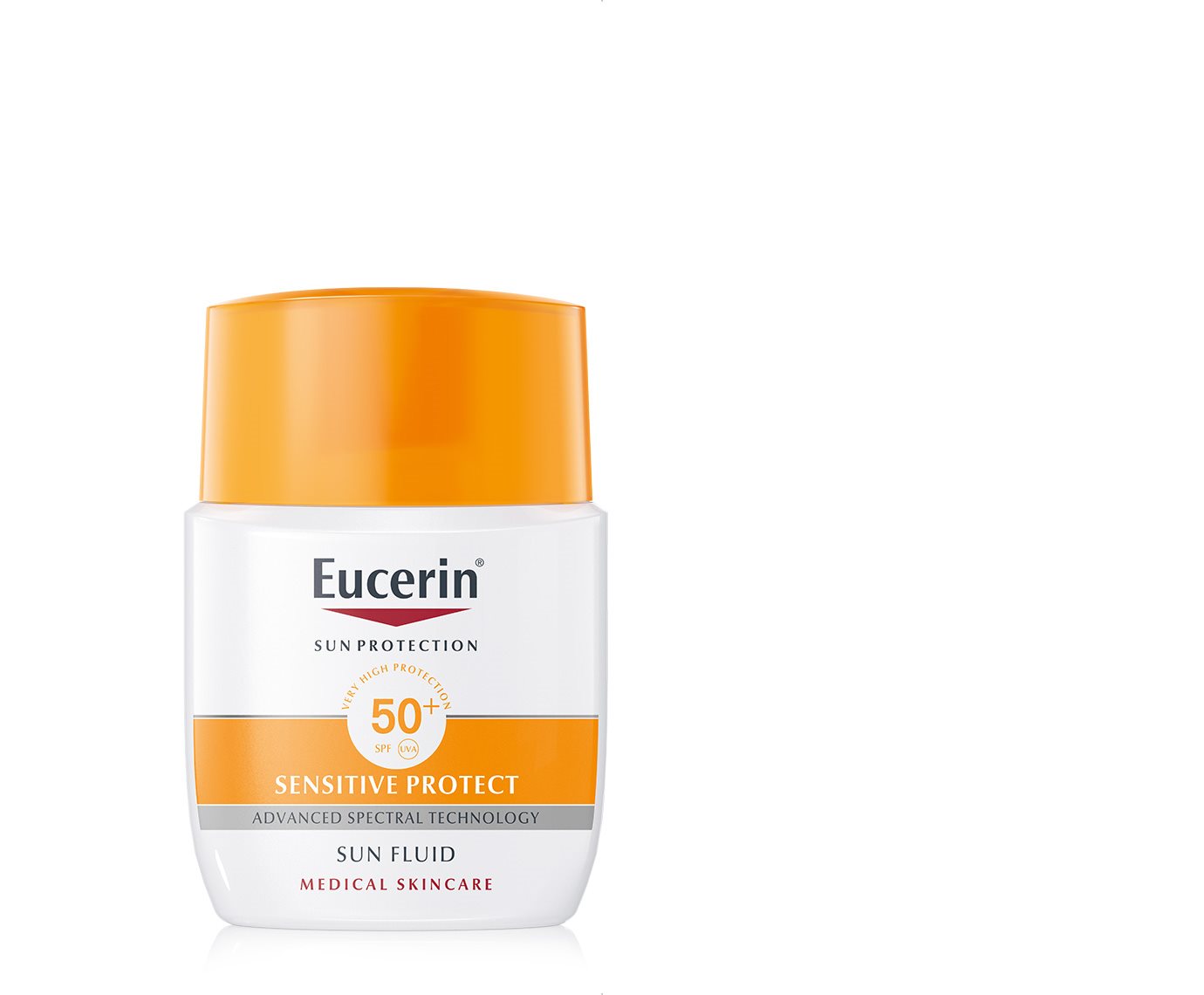 سائل الحماية من الشمس للبشرة الحساسة Eucerin Sun Fluid Sensitive Protect SPF 50+