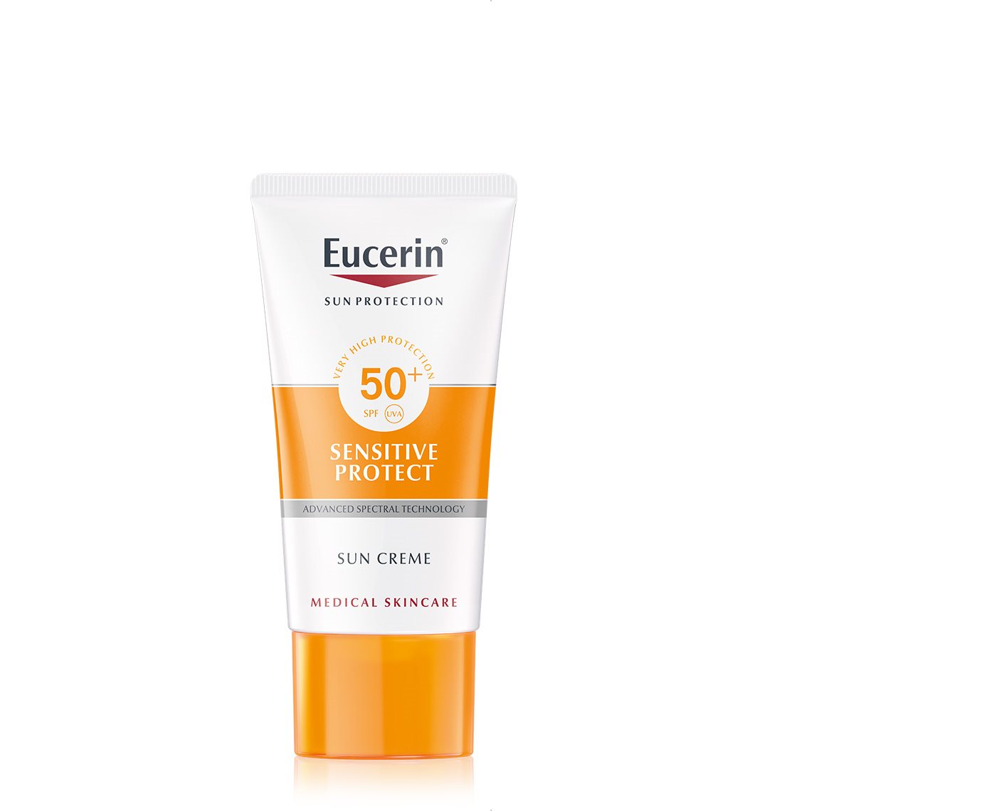 كريم الحماية من الشمس للبشرة الحساسة Eucerin Sun Creme Sensitive Protect SPF 50+