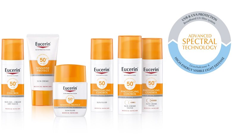 العناية الشمسية للوجه من Eucerin