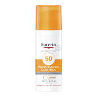 كريم الحماية من الشمس الملون للبشرة المتوسطة Eucerin Sun Creme Tinted Photoaging Control SPF 50+ Medium